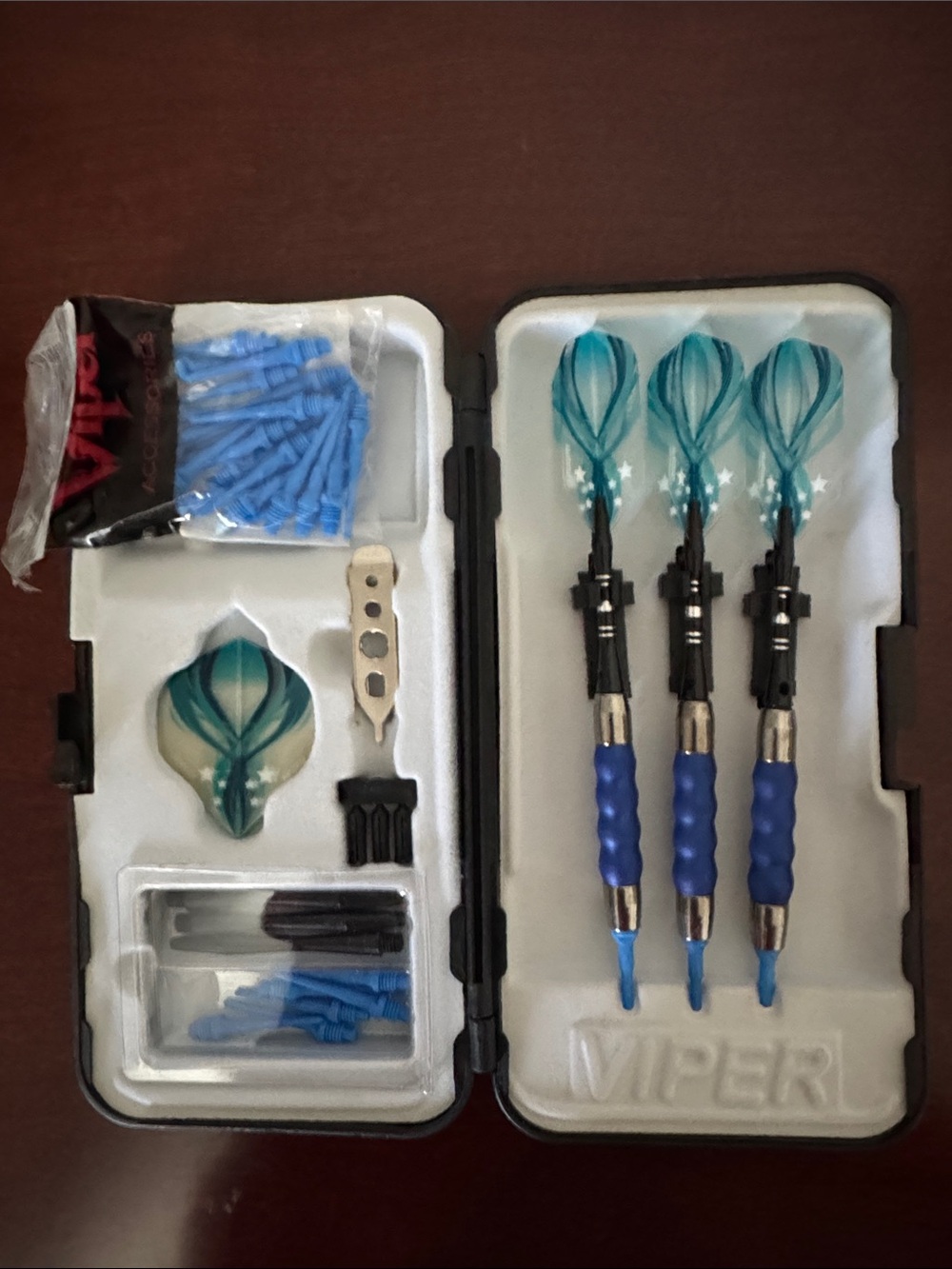 Blue Dart Set with Case